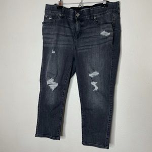 Torrid Women's BombShell Skinny Super Soft Stretch Jeans Distressed Size 18 2X